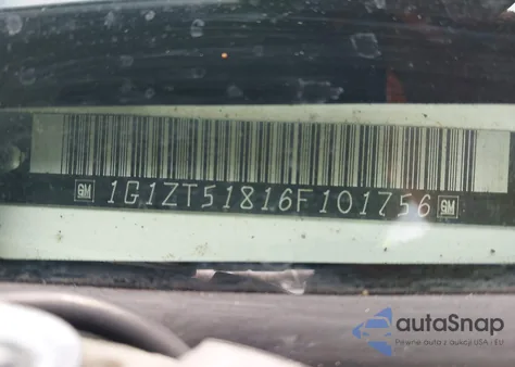 2006 Chevrolet Malibu Lt из США, поврежденный, VIN 1G1ZT51816F101756